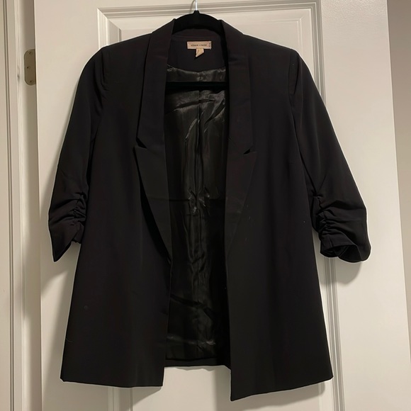 SILENCE + NOISE Black Boyfriend Blazer - Picture 1 of 2